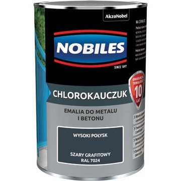 Chlorokauczuk 0,9L Szary Grafitowy Nobiles