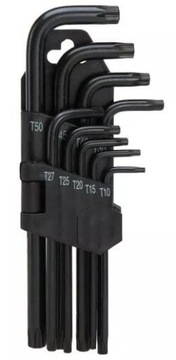 NP-KKT9 Komplet 9 kluczy TORX: T10, T15, T20, T25,