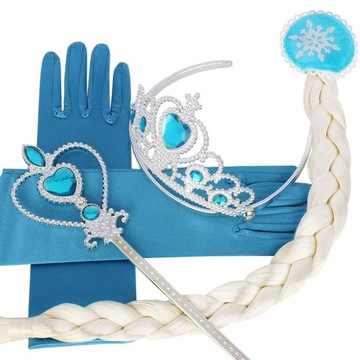 КОСТЮМ ЭЛЬЗЫ ЗАМОРОЖЕННОЕ НАряд ДИСПОССИЕМ 134 140 ЗАМОРОЖЕННОЕ ПЛАТЬЕ ПАЛОЧКА