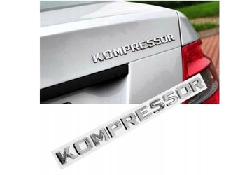 ЭМБЛЕМА MERCEDES KOMPRESSOR НАДПИСЬ НАКЛЕЙКА ЛОГОТИП