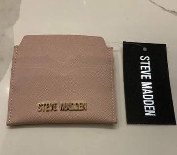 Steve Madden portfel etui na karty pudrowy róż