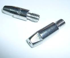 Końcówka prądowa M6x28 fi 0,8 mm chromowana