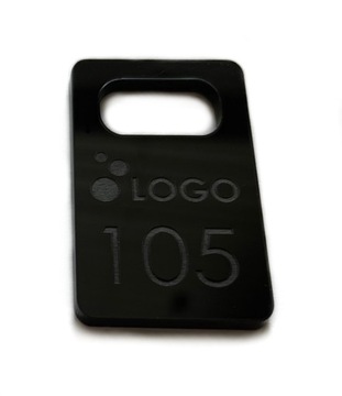 Брелоки номер с названием компании для ключей оргстекло 3х6 4х4 см 50 шт.