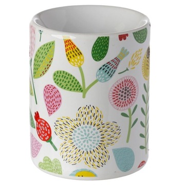 Ceramiczny kominek zapachowy eteryczny 10cm kwiaty