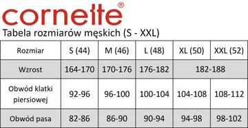 Kąpielówki męskie Cornette 933/20 r. XXL (52) grafitowe poliamid Lycra