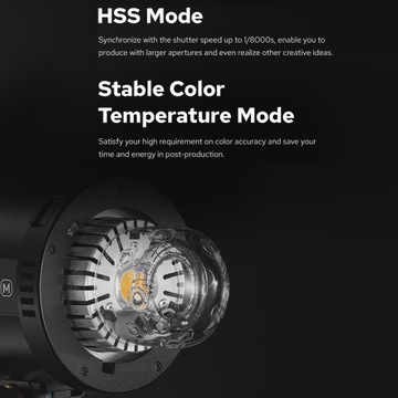 Высокоскоростная студийная вспышка Godox QT1200IIIM 1200 Вт