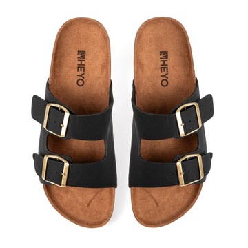 УДОБНЫЕ ЖЕНСКИЕ ПРОФИЛЬНЫЕ ТАПОЧКИ HEYO С ПРЯЖКОЙ 36