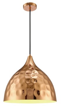 Złota lampa wisząca żyrandol RETRO plafon abażur