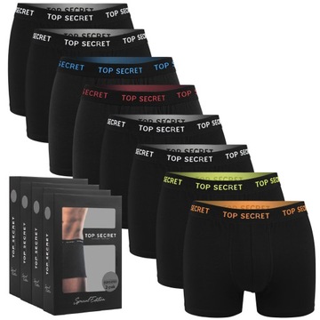 Top Secret Boxers мужской хлопок 8pak размер l
