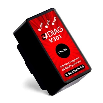 24DIAG V301 ELM327 ДИАГНОСТИЧЕСКИЙ ИНТЕРФЕЙС BLUETOOTH 4.0 OBD2 iOS ANDROID