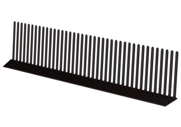 ПЛОСКИЙ КАПОТ ГРЕБЕНОК SPARROY 60мм 1м RAL 9005 КАПОТ