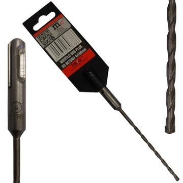 Wiertło SDS PLUS Ø4x160 mm do betonu z głowicą z węglika spiekanego Mc²