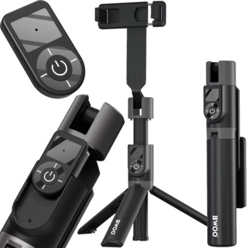 Bwoo Teleskopická selfie tyč Bluetooth s dálkovým ovládáním, Nastavitelná
