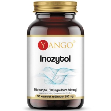 YANGO Inozytol 90vegcaps WITAMINA B8 REGULUJE POZIOM CHOLESTEROLU