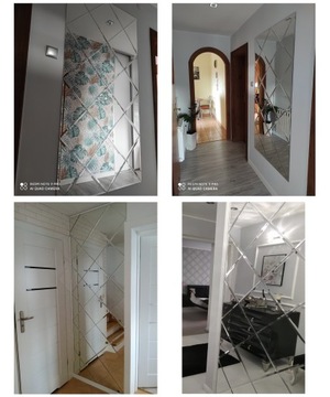 Зеркальная плитка 30X30 Silver Bevel