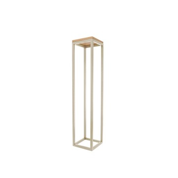 Kwietnik wysoki loft 100cm - 1 półka - beż - ST003B