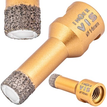 WIERTŁO DIAMENTOWE DO GRESU M14 OTWORNICA 14mm