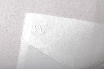 WRANGLER koszula white L/S 1PKT SHIRT _ M