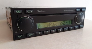RADIO FABRYCZNE CD SKODA SYMPHONY MP3 OCTAVIA I SUPERB I ROZKODOWANE