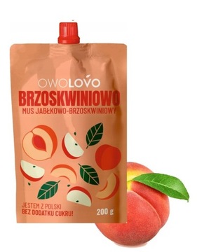OWOLOVO Mus Owocowy dla Dzieci BRZOSWKINIOWO 200g