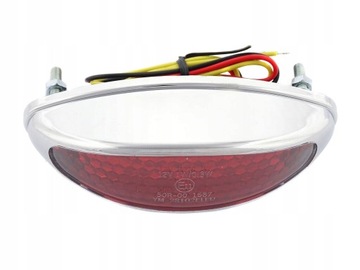 ЗАДНИЙ СВЕТОДИОД ЗАДНИЙ ФОНАРЬ КРАСНЫЙ ХРОМ E11 ОДОБРЕНИЕ