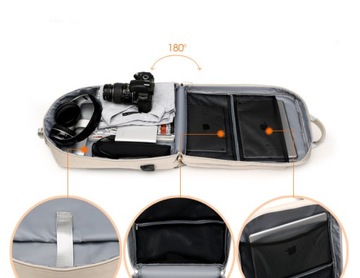 JQ 1005 рюкзак/сумка для ноутбука 15,6 дюйма с USB, бежевый