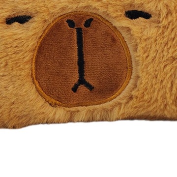 Плюшевый пенал с капибарой, портативные офисные аксессуары, милый стиль C