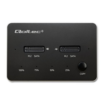 ДОК-СТАНЦИЯ ДЛЯ ДИСКОВ QOLTEC 2X SSD M.2 SATA | НГ