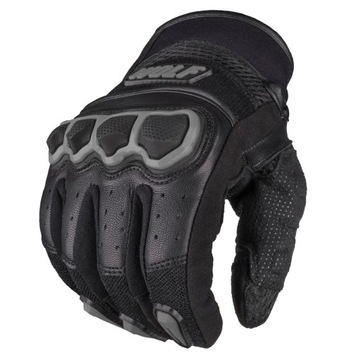 WOLF KRÓTKIE LETNIE RĘKAWICE MOTOCYKLOWE SKÓRA-TEKSTYLIA WOLF TAF GREY 2XL