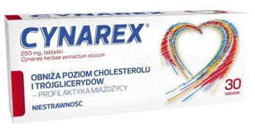 Cynarex, tabletki, 250 mg, 30 szt.