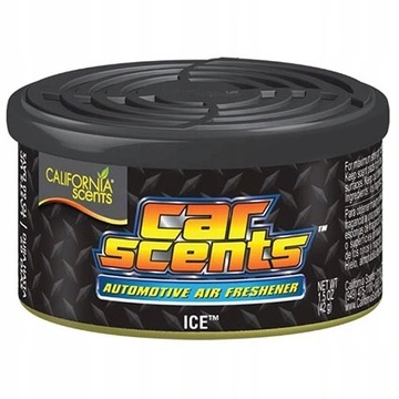 CALIFORNIA CAR SCENTS ZAPACH MĘSKICH PERFUM ICE DO SAMOCHODU DOMU