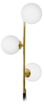 СОВРЕМЕННЫЙ ТОРШЕР ИЗ СТЕКЛЯННОГО ШАРА GOLD LOFT 165 CM LED