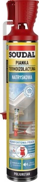 Soudal Sprayable Foam Pianka termoizolacyjna natryskowa wężykowa 700ml