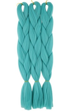 WŁOSY SYNTETYCZNE KOLOROWE WARKOCZYK DREDY 1K.012A