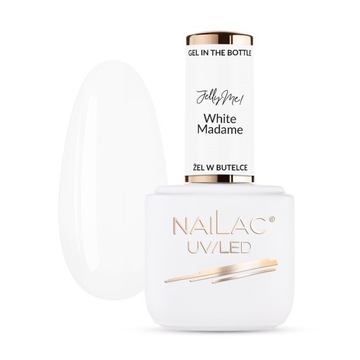 Żel w butelce JellyMe! White Madame NaiLac 7 ml