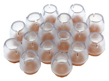 16x СИЛИКОНОВЫЕ НАКРЫТКИ НОЖКИ СТУЛА МЕБЕЛЬНЫЙ ВОЙЛ