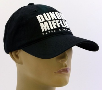 Czapka z daszkiem męska Biuro THE OFFICE DUNDER MIFFLIN 56-60cm Haft Czarna