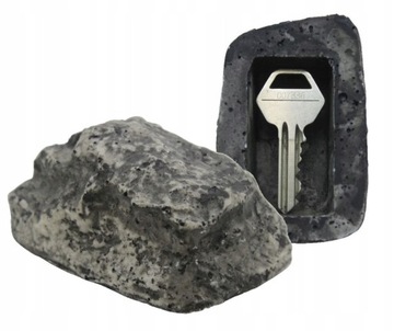 Kamień atrapa schowek skrytka na klucz kluczyk do schowania klucza 9x5x4cm