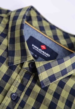 МУЖСКАЯ РУБАШКА VOLCANO K-OVAR СТАНДАРТНОГО КРОЯ L