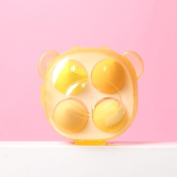 Czteroczęściowe pudełko z gąbką do makijażu Beauty Egg
