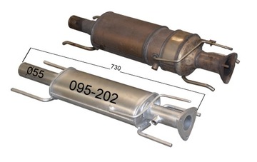 ALFA ROMEO 159 1.9 2.4 JTD DPF FAP ЗАМЕНА ПРОКЛАДКИ ГЛУШИТЕЛЯ