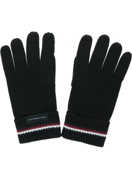 Rękawiczki Męskie TOMMY HILFIGER Corporate Knit Gloves AM0AM11488 BDS