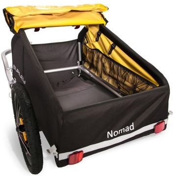 Желтый велосипедный прицеп для багажа Burley Nomad