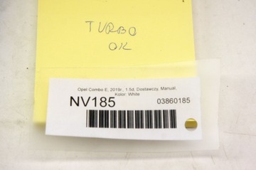 NV185 OPEL COMBO IV E 1.5D TURBO TURBÍNA