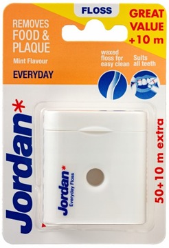 Nić dentystyczna JORDAN Everyday 60 m dental floss