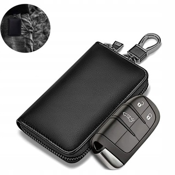 ЧЕХОЛ ДЛЯ БЕЗКЛЮЧЕВОГО КЛЮЧА, ИСКУССТВЕННАЯ КОЖА, ЧЕРНЫЙ