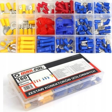ZESTAW KOŃCÓWEK I KONEKTORY KABLOWE KONEKTORY 160