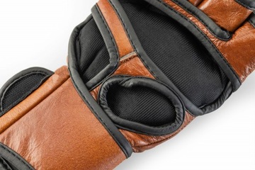 ПРОФЕССИОНАЛЬНЫЕ ПЕРЧАТКИ ДЛЯ ММА ИЗ НАТУРАЛЬНОЙ КОЖИ EVOLUTION RETRO M