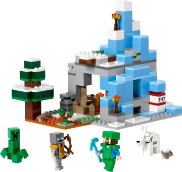 LEGO Minecraft Snowy Peaks 21243 304 шт. 8+