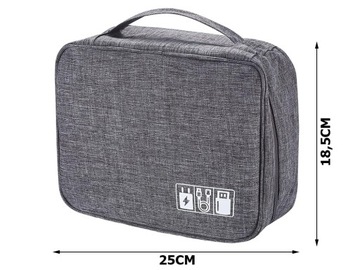 СУМКА-ОРГАНИЗАТОР ДЛЯ ПУТЕШЕСТВИЯ ДЛЯ ЗАРЯДНЫХ УСТРОЙСТВ И КАБЕЛЕЙ